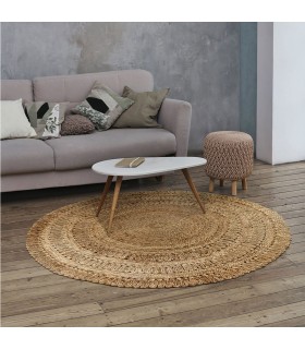 Hampi - ALFOMBRA HAMPI JUTE 160X230 NATURAL BLACK — Vinibel