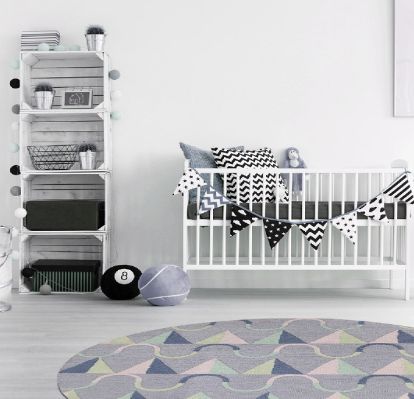 Las alfombras en las habitaciones de bebés y niños