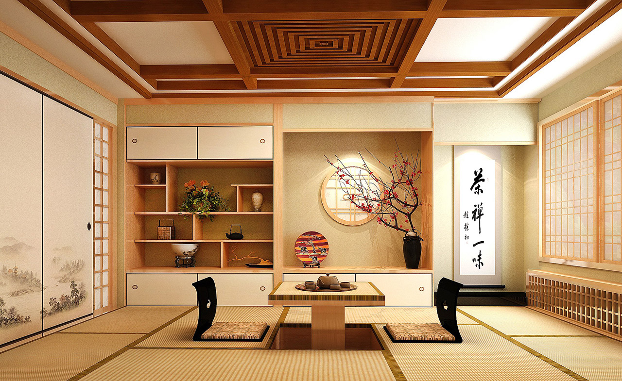 vivienda japonesa alfombras tatami