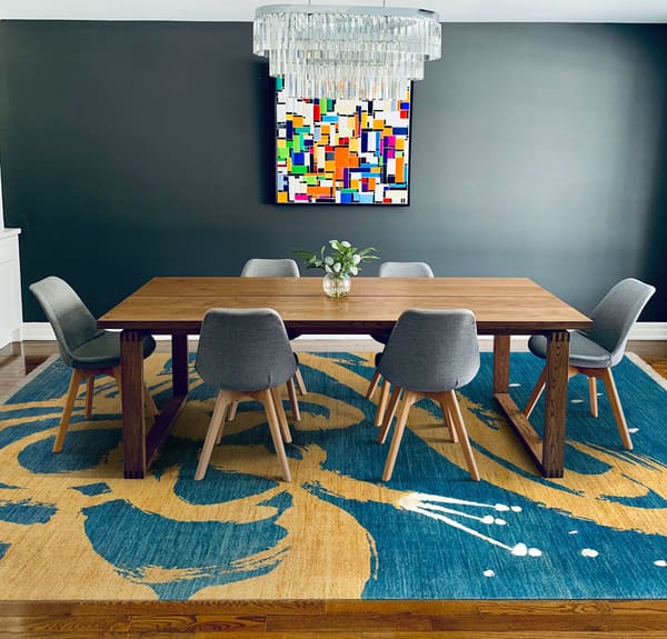 10 alfombras modernas para decorar tu salón - El blog de Alfombras Hamid