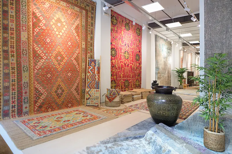 alfombras al por mayor en tienda de alfombras hamid