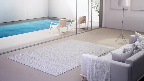 hotel con alfombra en zona piscina